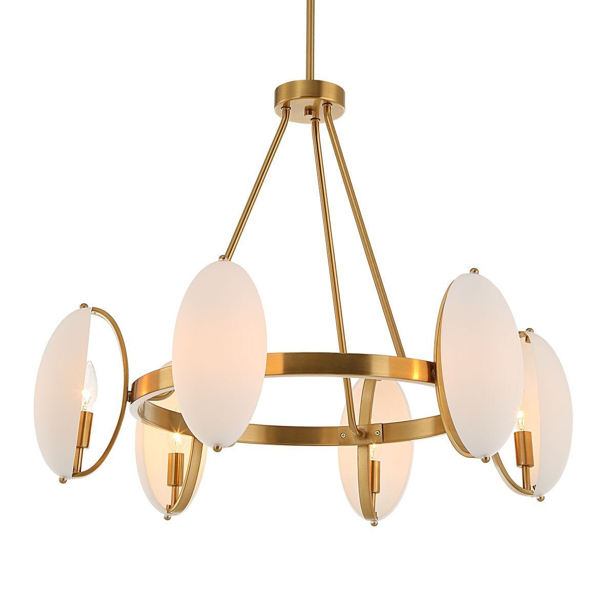 Oviform, 6 Lt Chandelier - luxurious chandeliers for homes | Image 4 | InSTYLE Home & Rugs