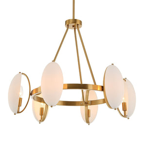 Oviform, 6 Lt Chandelier - luxurious chandeliers for homes | Image 4 | InSTYLE Home & Rugs