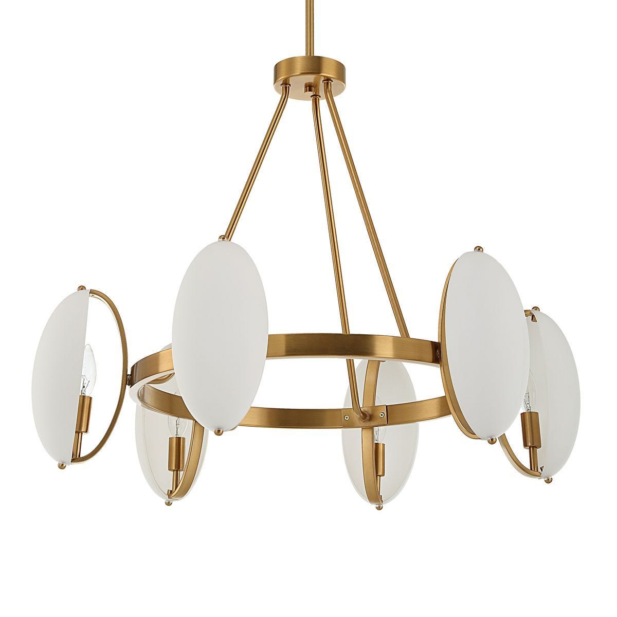 Oviform, 6 Lt Chandelier - luxurious chandeliers for homes | Image 5 | InSTYLE Home & Rugs