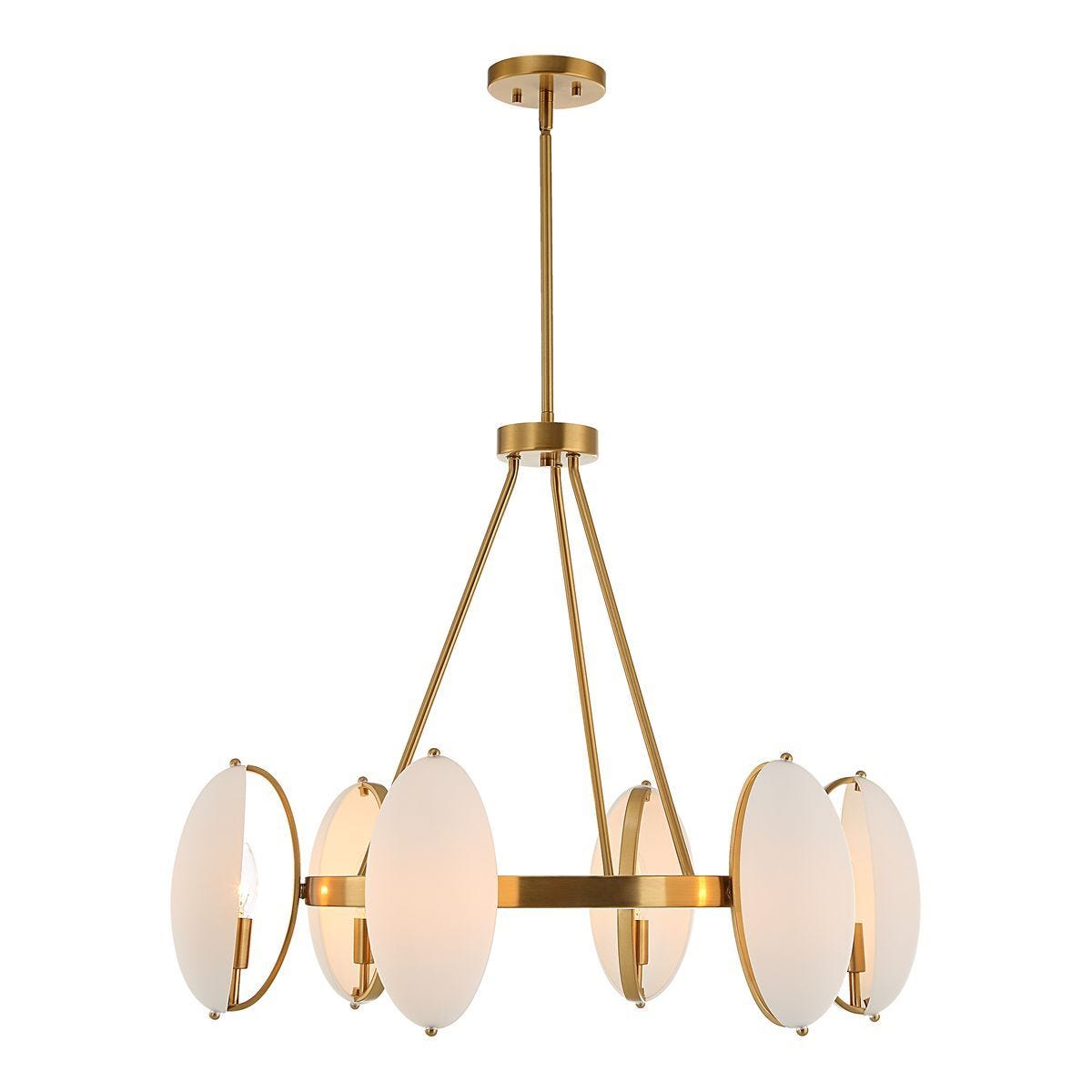 Oviform, 6 Lt Chandelier - luxurious chandeliers for homes | Image 6 | InSTYLE Home & Rugs