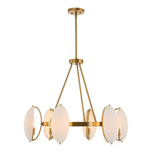 Oviform, 6 Lt Chandelier - luxurious chandeliers for homes | Image 6 | InSTYLE Home & Rugs
