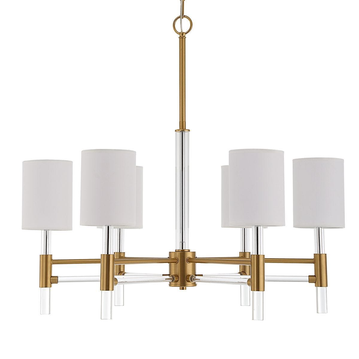 Welkin, 6 Lt Chandelier - elegant chandeliers for interiors | Image 3 | InSTYLE Home & Rugs