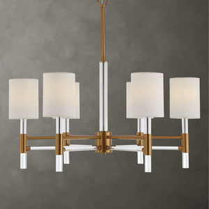 Welkin, 6 Lt Chandelier - elegant chandeliers for interiors | Image 2 | InSTYLE Home & Rugs