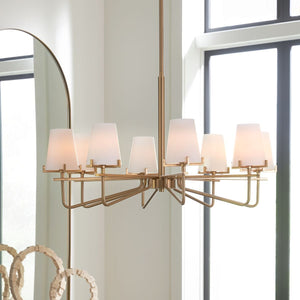 Lassen, 8 Lt Chandelier - luxurious chandeliers for homes | Image 1 | InSTYLE Home & Rugs