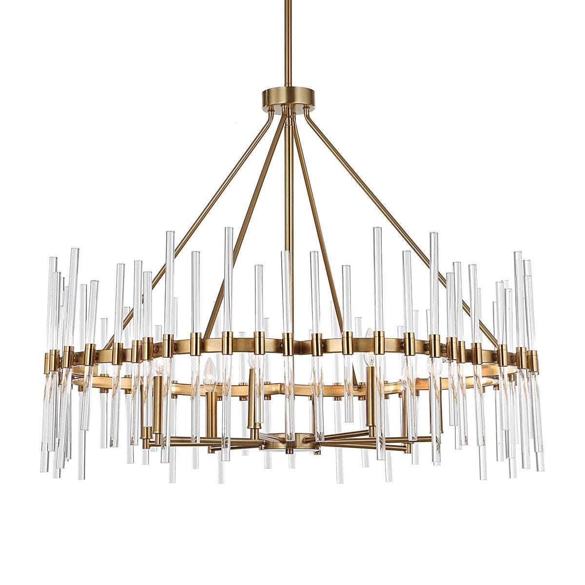 Crystal Stick, 8 Lt Chandelier - elegant chandeliers for interiors | Image 8 | InSTYLE Home & Rugs