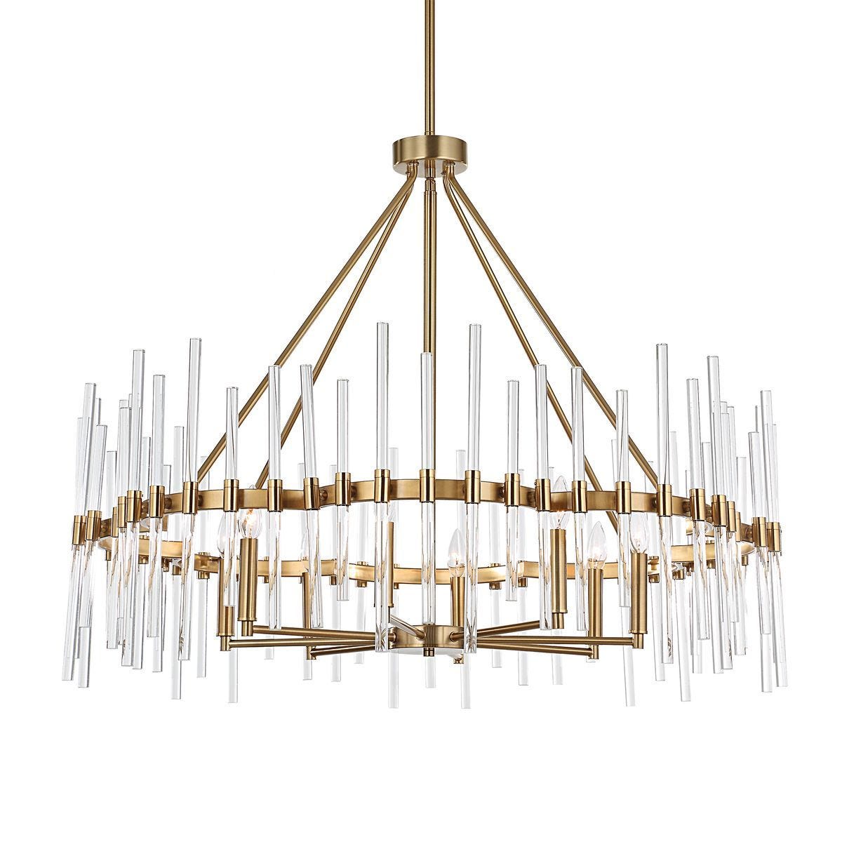 Crystal Stick, 8 Lt Chandelier - elegant chandeliers for interiors | Image 10 | InSTYLE Home & Rugs