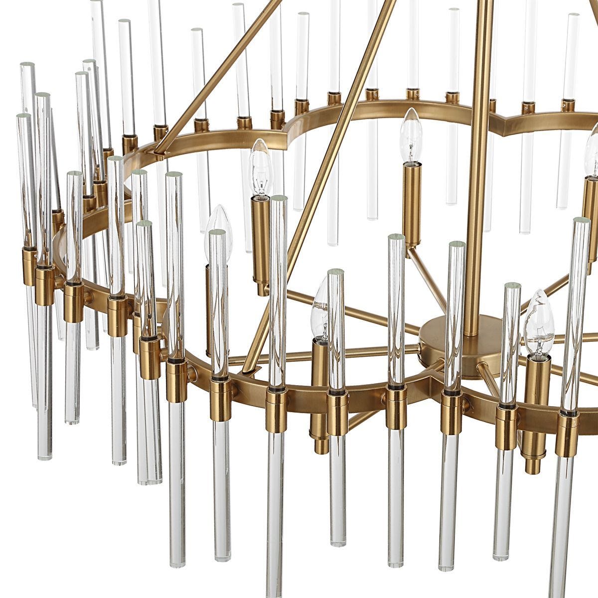 Crystal Stick, 8 Lt Chandelier - elegant chandeliers for interiors | Image 11 | InSTYLE Home & Rugs