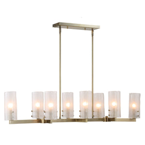 Mistie, 8 Lt Linear Chandelier - luxurious chandeliers for homes | Image 4 | InSTYLE Home & Rugs
