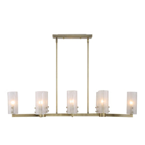 Mistie, 8 Lt Linear Chandelier - luxurious chandeliers for homes | Image 1 | InSTYLE Home & Rugs