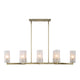 Mistie, 8 Lt Linear Chandelier