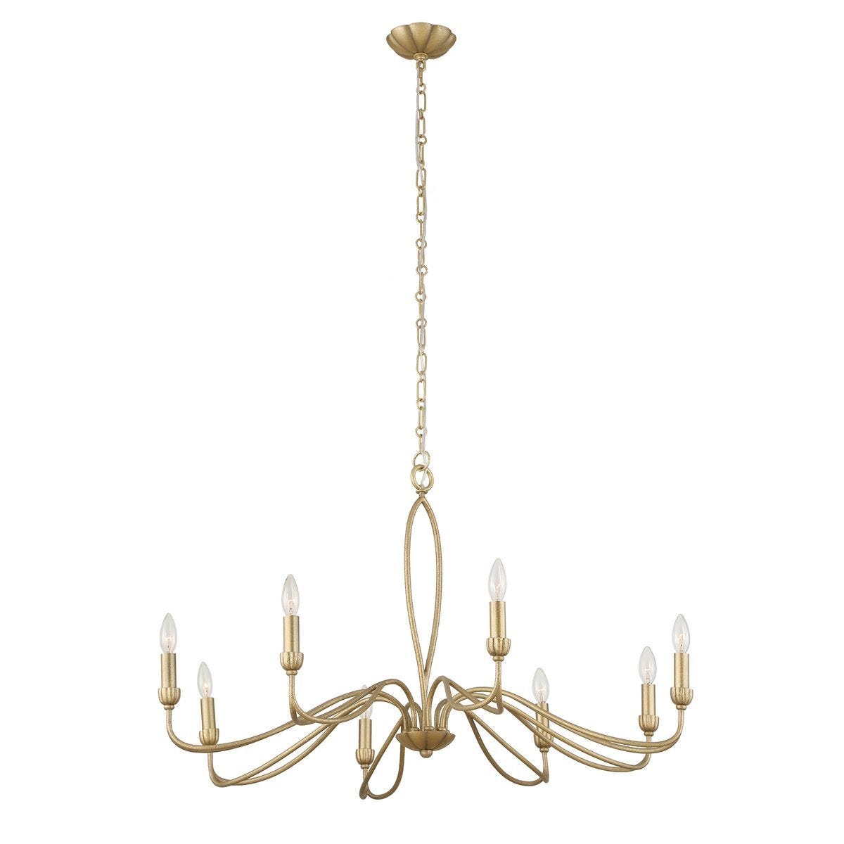 Corella, 8 Lt Chandelier - stylish lighting for any room | Image 8 | InSTYLE Home & Rugs