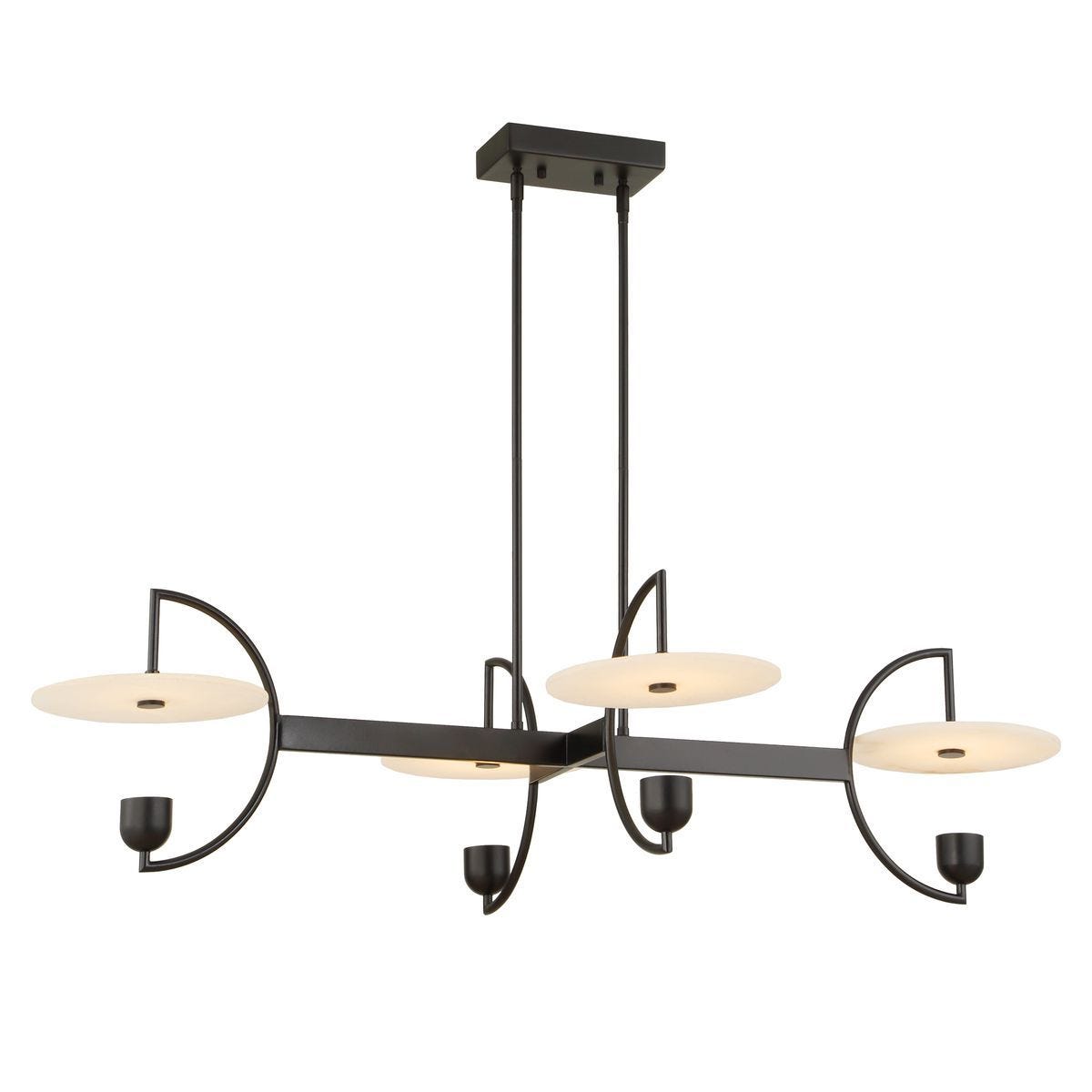 Kyoto, 4 Lt Linear LED Chandelier - stylish lighting for any room | Image 4 | InSTYLE Home & Rugs