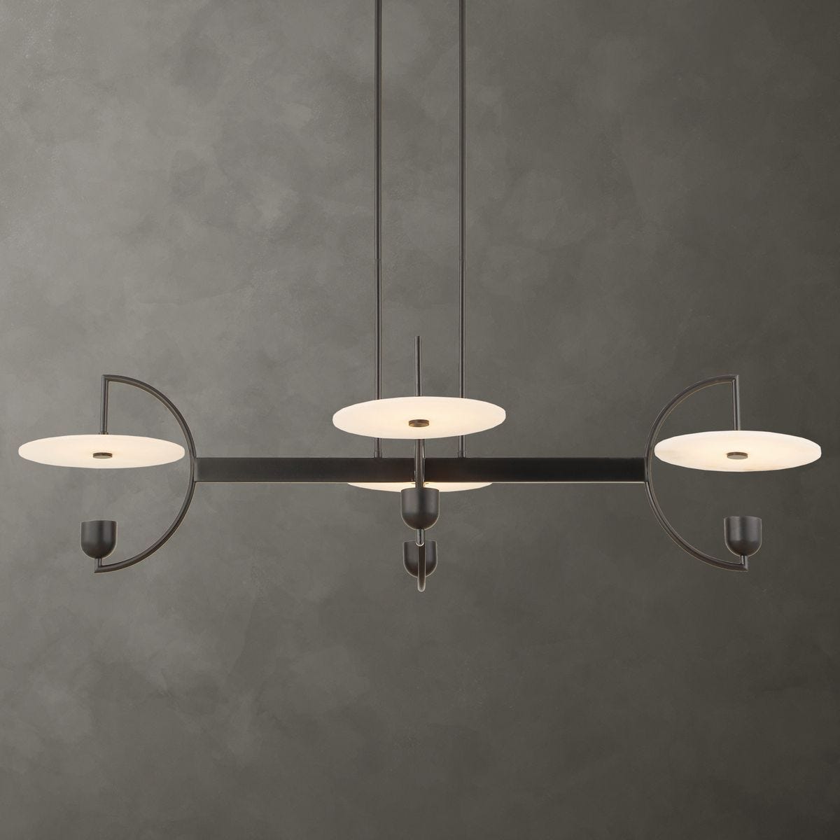 Kyoto, 4 Lt Linear LED Chandelier - stylish lighting for any room | Image 1 | InSTYLE Home & Rugs