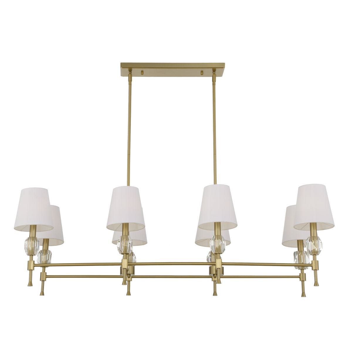 Arques 8 Lt Linear Chandelier - stylish lighting for any room | Image 11 | InSTYLE Home & Rugs