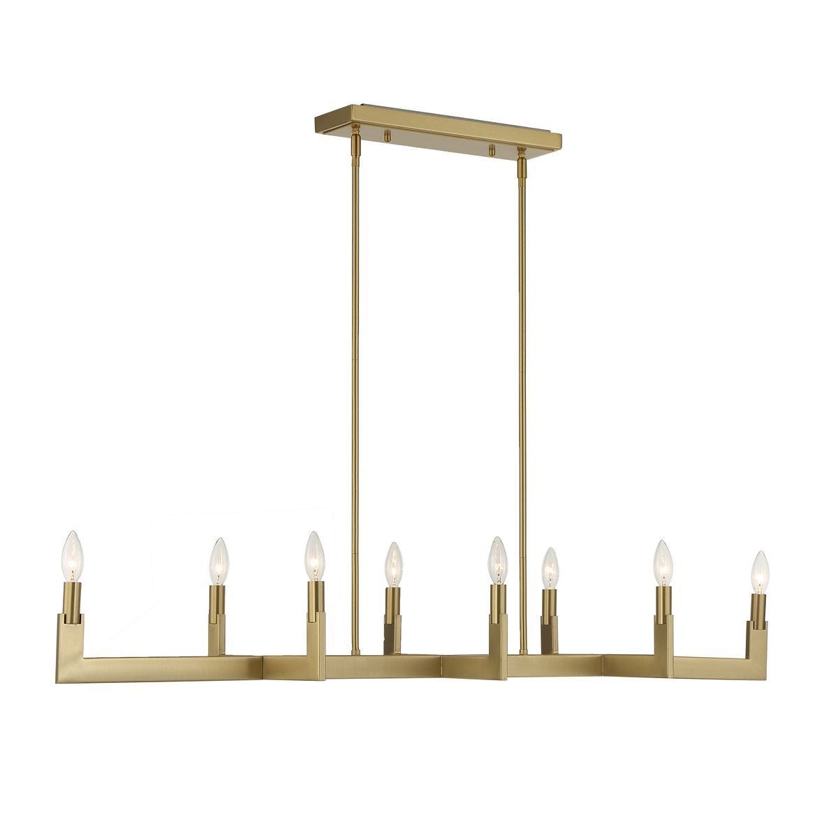 Cordoba, 8 Lt Linear Chandelier - stylish lighting for any room | Image 4 | InSTYLE Home & Rugs