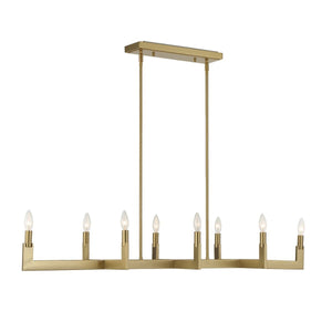 Cordoba, 8 Lt Linear Chandelier - stylish lighting for any room | Image 4 | InSTYLE Home & Rugs