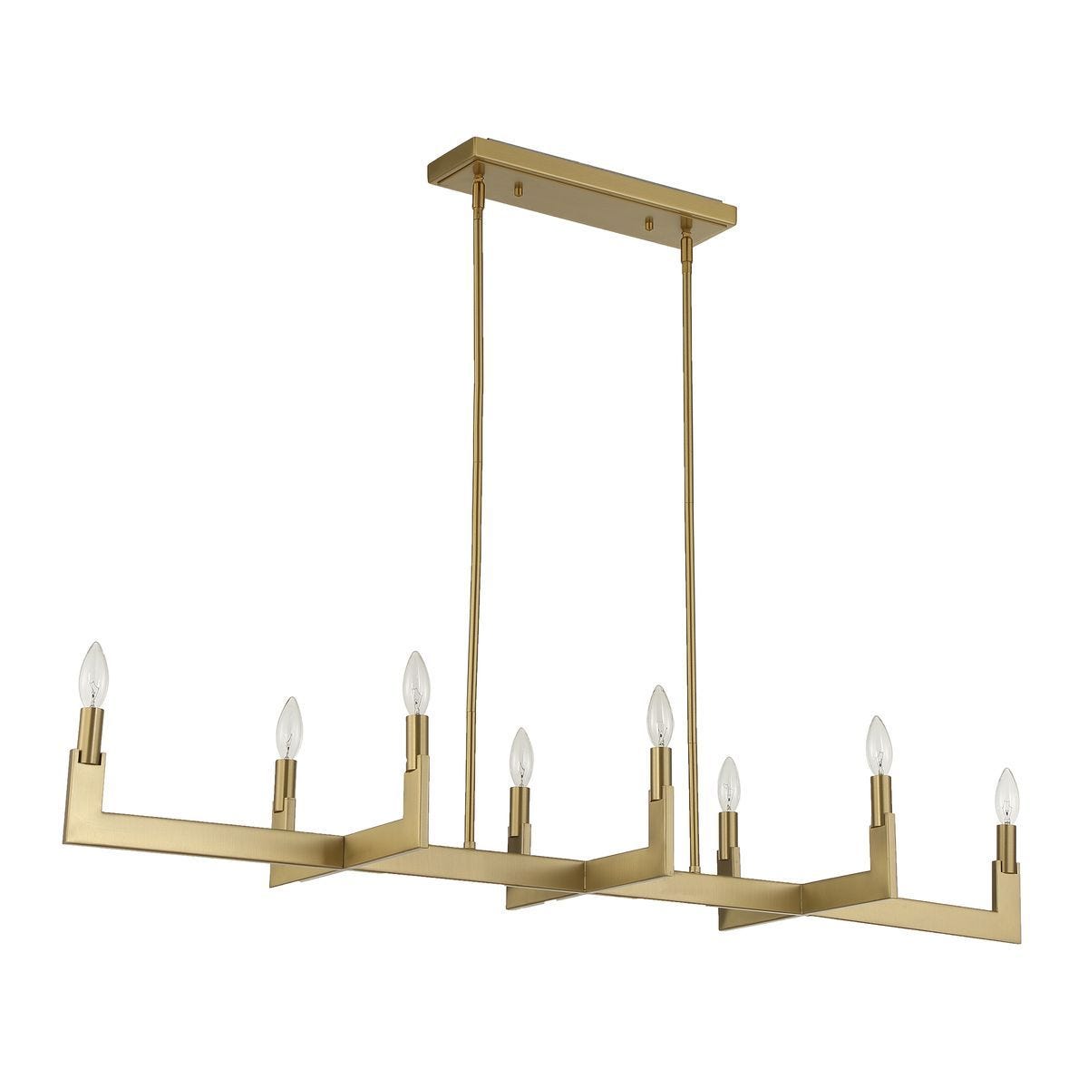 Cordoba, 8 Lt Linear Chandelier - stylish lighting for any room | Image 7 | InSTYLE Home & Rugs
