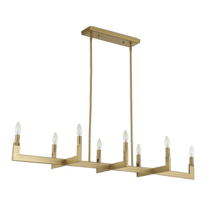 Cordoba, 8 Lt Linear Chandelier - stylish lighting for any room | Image 7 | InSTYLE Home & Rugs