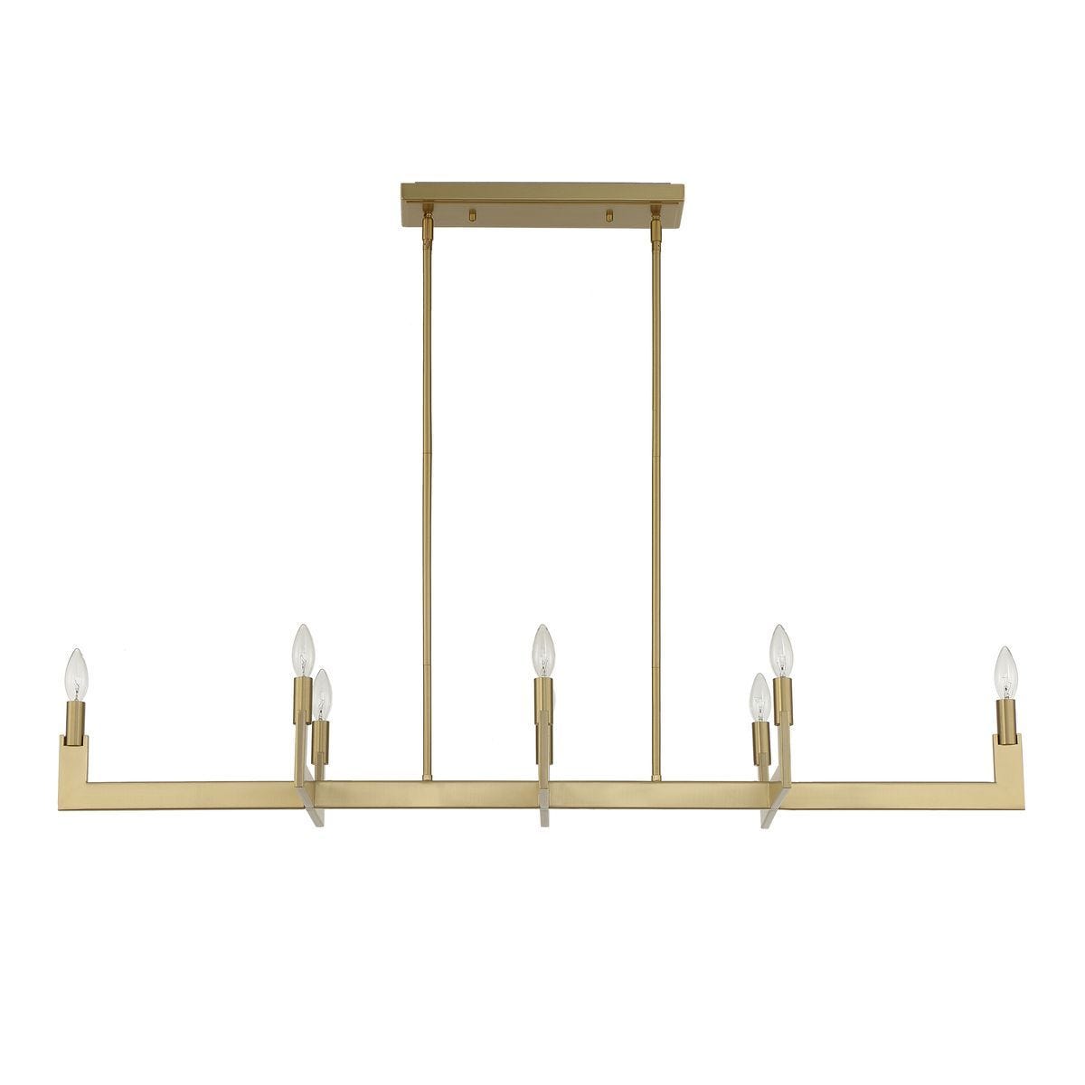 Cordoba, 8 Lt Linear Chandelier - stylish lighting for any room | Image 8 | InSTYLE Home & Rugs