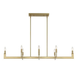 Cordoba, 8 Lt Linear Chandelier - stylish lighting for any room | Image 9 | InSTYLE Home & Rugs
