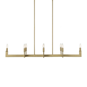 Cordoba, 8 Lt Linear Chandelier - stylish lighting for any room | Image 2 | InSTYLE Home & Rugs