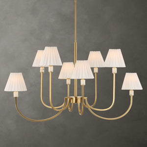 Poppins, 8 Lt Chandelier - luxurious chandeliers for homes | Image 1 | InSTYLE Home & Rugs