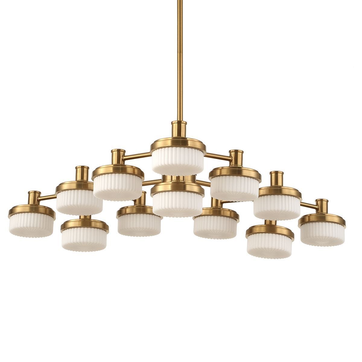 Wedge, 12 Lt LED Chandelier - stylish lighting for any room | Image 3 | InSTYLE Home & Rugs