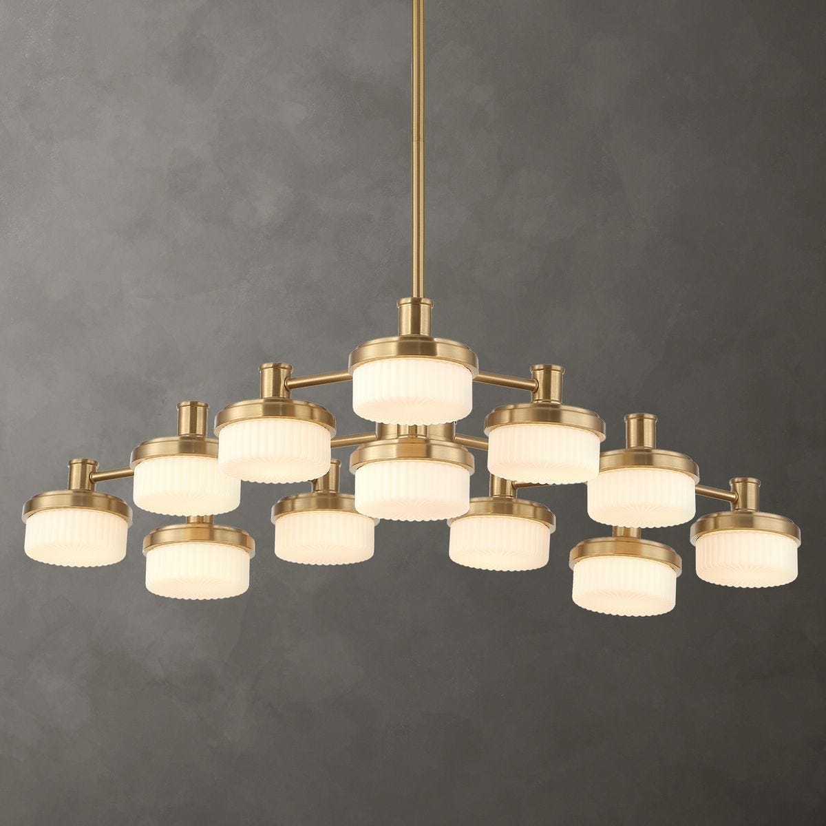 Wedge, 12 Lt LED Chandelier - stylish lighting for any room | Image 1 | InSTYLE Home & Rugs