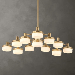 Wedge, 12 Lt LED Chandelier - stylish lighting for any room | Image 1 | InSTYLE Home & Rugs