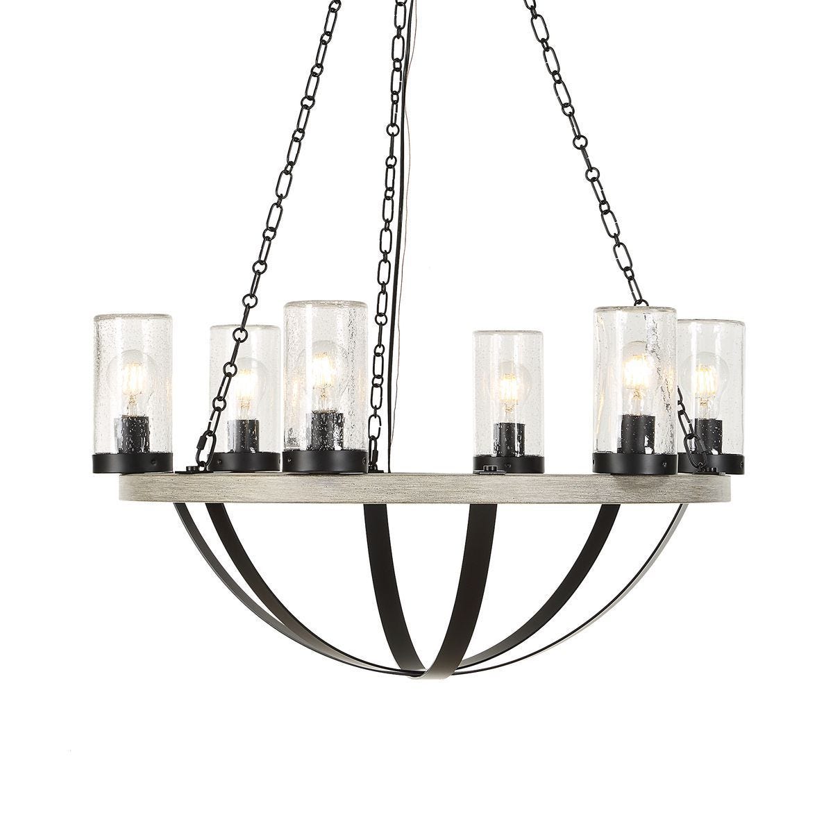 Edgecomb, 6 Lt Indoor-Outdoor Chandelier - stylish lighting for any room | Image 2 | InSTYLE Home & Rugs