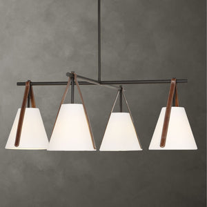 Reins, 4 Lt Chandelier - luxurious chandeliers for homes | Image 1 | InSTYLE Home & Rugs