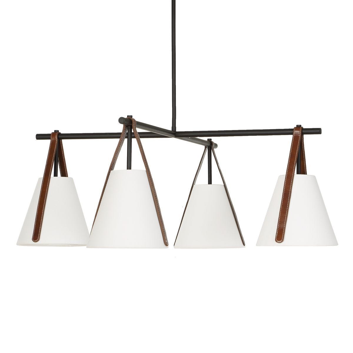 Reins, 4 Lt Chandelier - luxurious chandeliers for homes | Image 3 | InSTYLE Home & Rugs