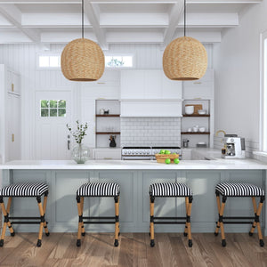 Seagrass Dome, 1 Lt Pendant - chic pendant lights for modern homes | Image 7 | InSTYLE Home & Rugs