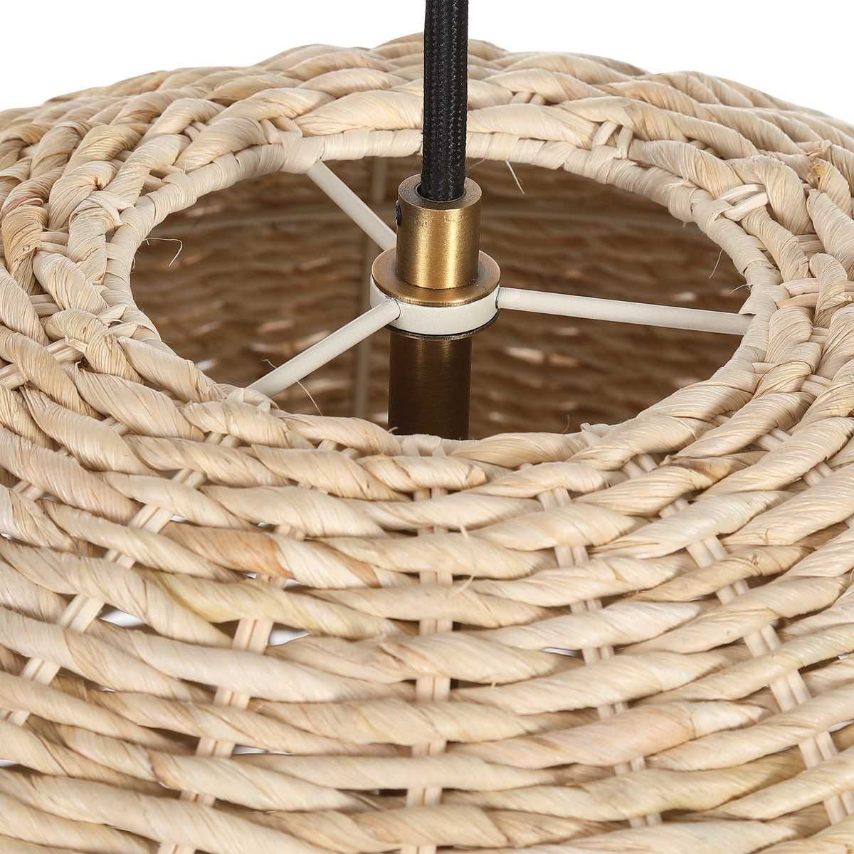 Seagrass Dome, 1 Lt Pendant - chic pendant lights for modern homes | Image 4 | InSTYLE Home & Rugs