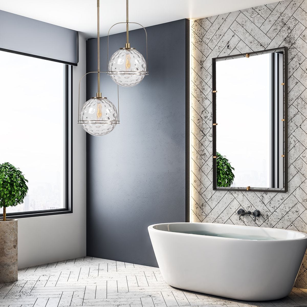 Mimas, 1 Lt Pendant - from table lamps to chandeliers and floor lamps | Image 1 | InSTYLE Home & Rugs