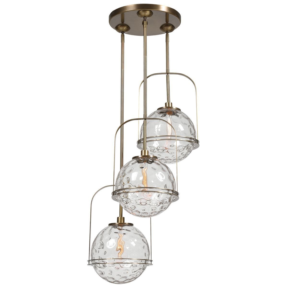 Mimas, 3 Lt Cluster Pendant - from table lamps to chandeliers and floor lamps | Image 3 | InSTYLE Home & Rugs