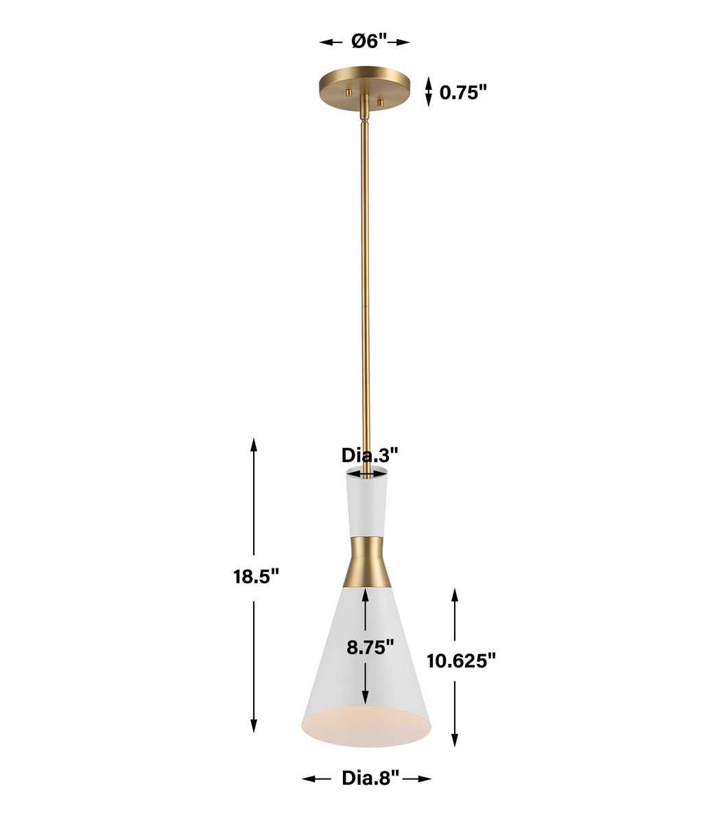 Eames, 1 Lt Mini Pendant - energy-efficient and stylish designs | Image 8 | InSTYLE Home & Rugs