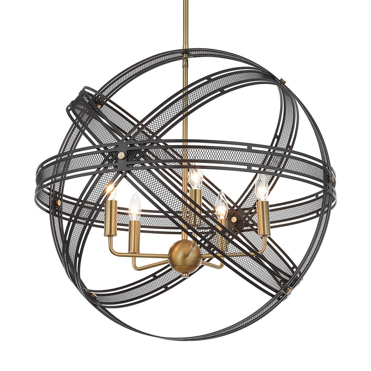 Spherical, 5 Lt Pendant - wide variety of lighting fixtures for every room | Image 7 | InSTYLE Home & Rugs