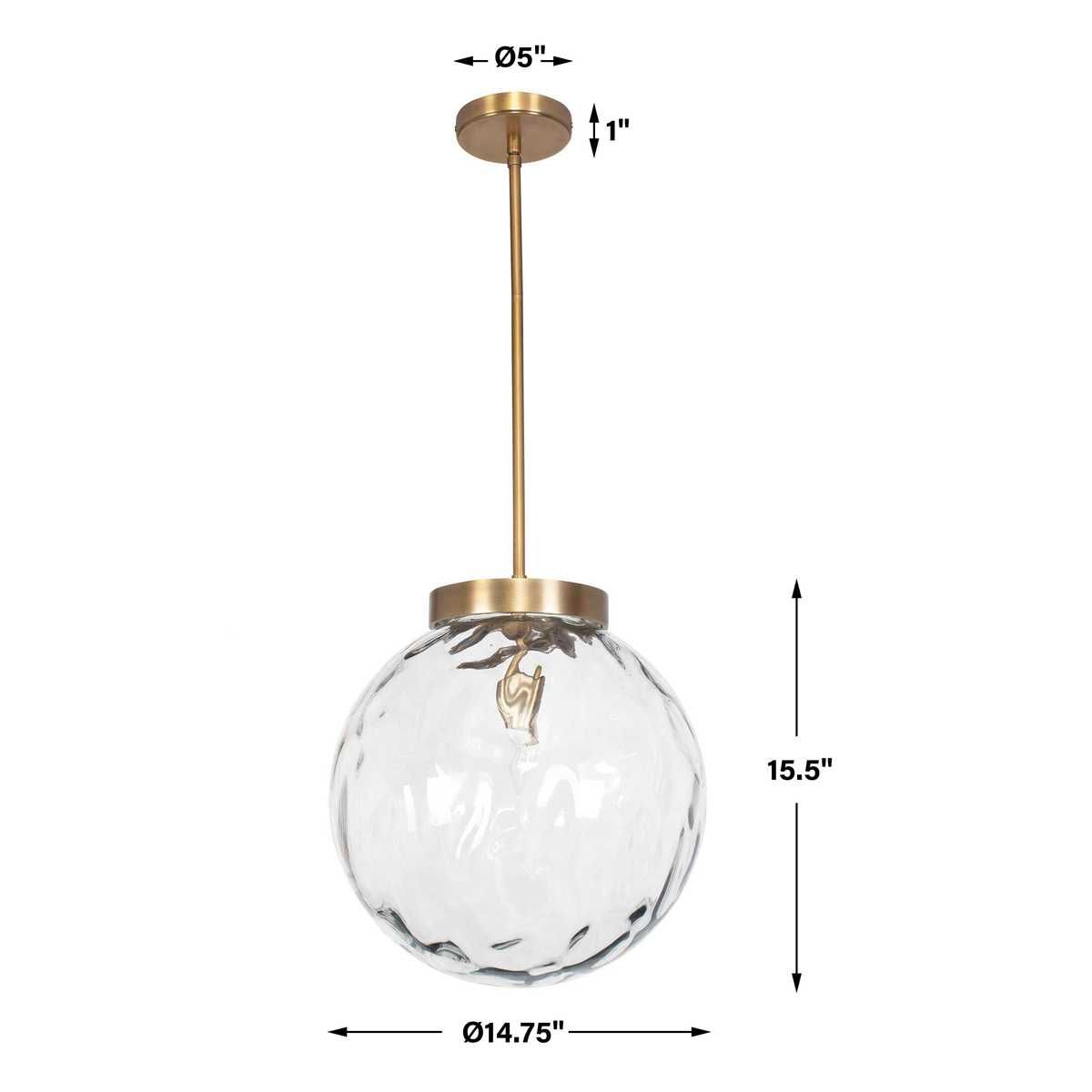 Gaia, 1 Lt Pendant - from table lamps to chandeliers and floor lamps | Image 10 | InSTYLE Home & Rugs
