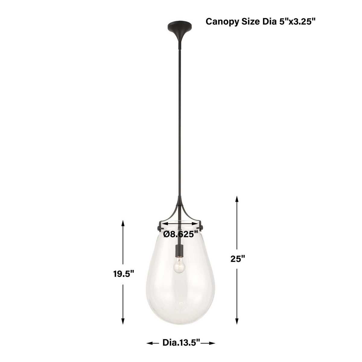 Dewdrop, 1 Lt Pendant - wide variety of lighting fixtures for every room | Image 13 | InSTYLE Home & Rugs