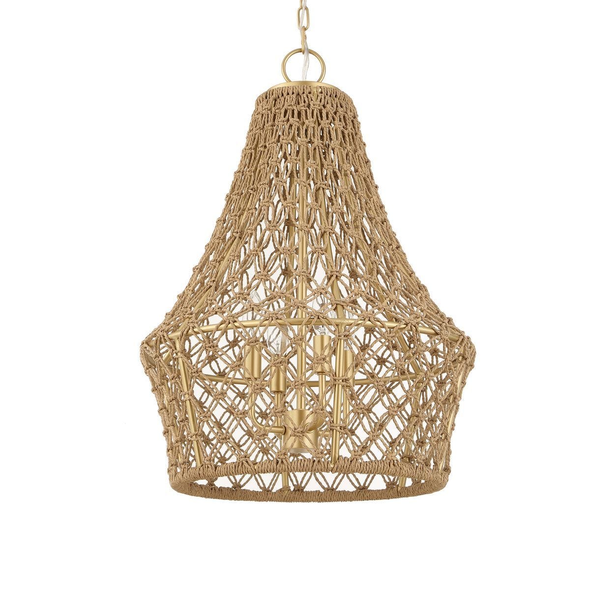 Macrame, 4 Lt Pendant - energy-efficient and stylish designs | Image 3 | InSTYLE Home & Rugs