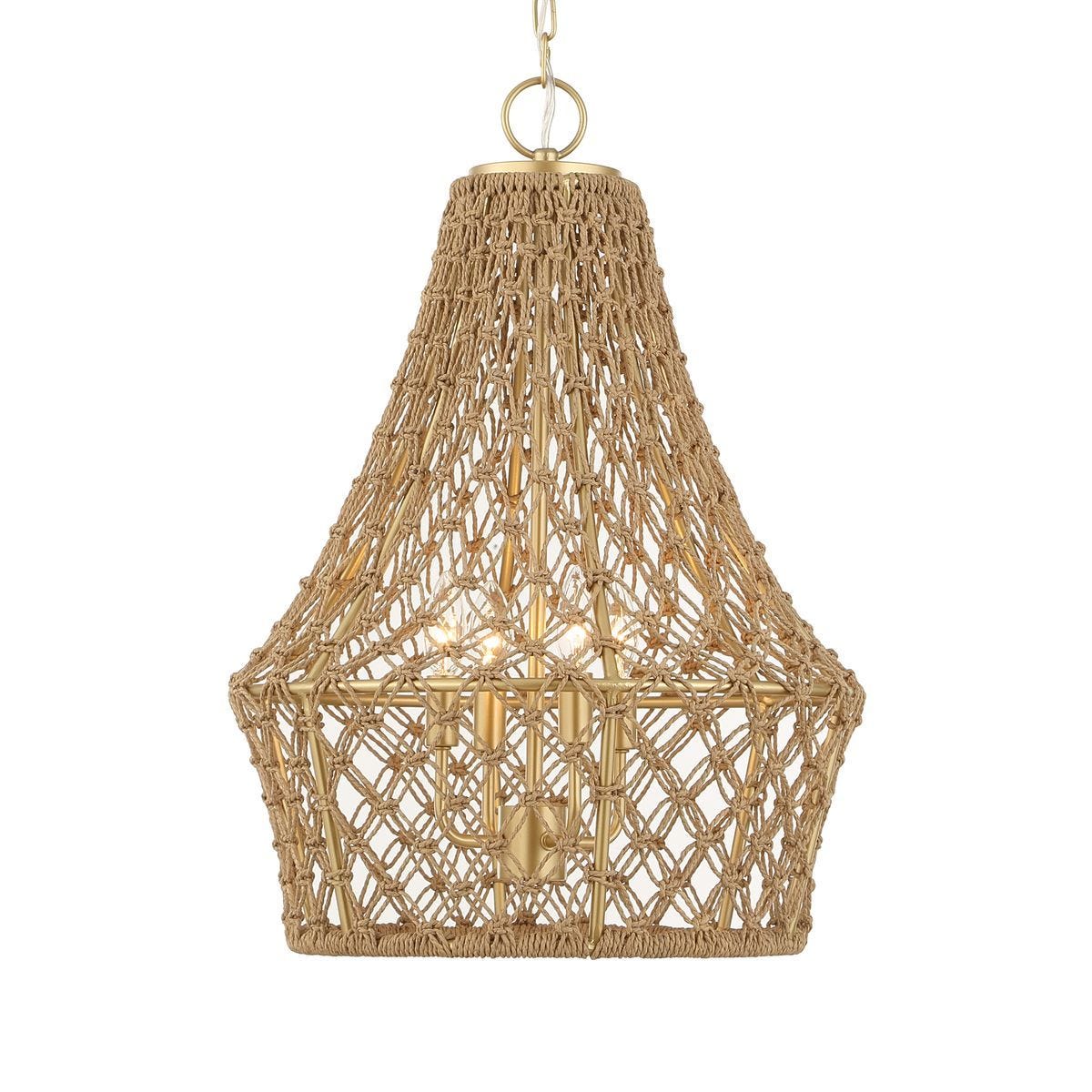 Macrame, 4 Lt Pendant - energy-efficient and stylish designs | Image 4 | InSTYLE Home & Rugs