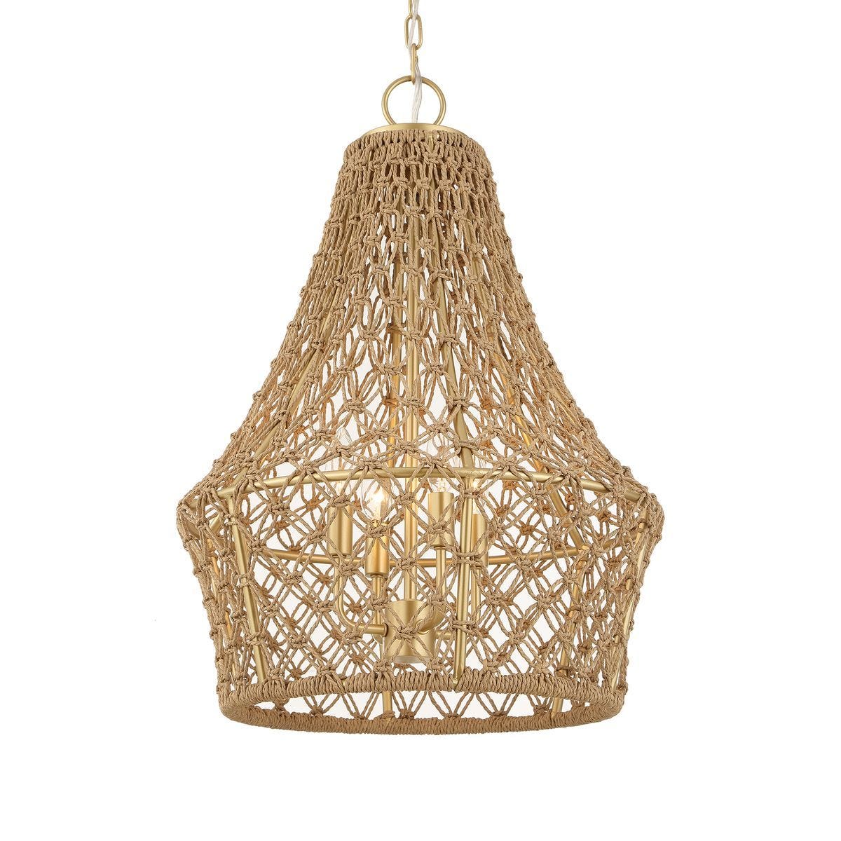 Macrame, 4 Lt Pendant - energy-efficient and stylish designs | Image 2 | InSTYLE Home & Rugs