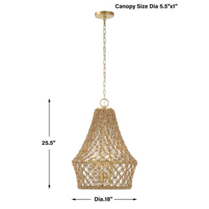 Macrame, 4 Lt Pendant - energy-efficient and stylish designs | Image 9 | InSTYLE Home & Rugs
