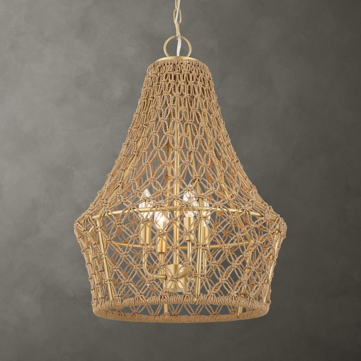 Macrame, 4 Lt Pendant - energy-efficient and stylish designs | Image 1 | InSTYLE Home & Rugs