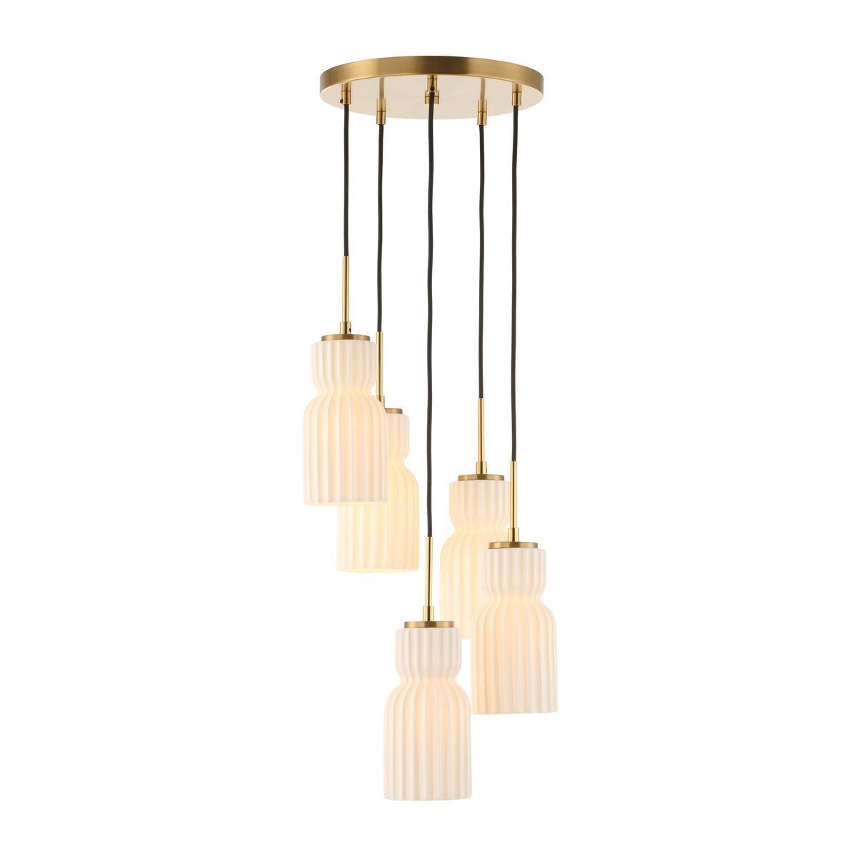 Vanier, 5 Lt Cluster Pendant - stylish pendant lights for interiors | Image 4 | InSTYLE Home & Rugs