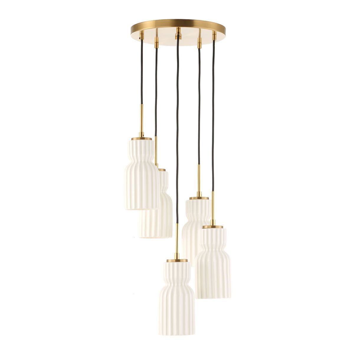 Vanier, 5 Lt Cluster Pendant - stylish pendant lights for interiors | Image 5 | InSTYLE Home & Rugs