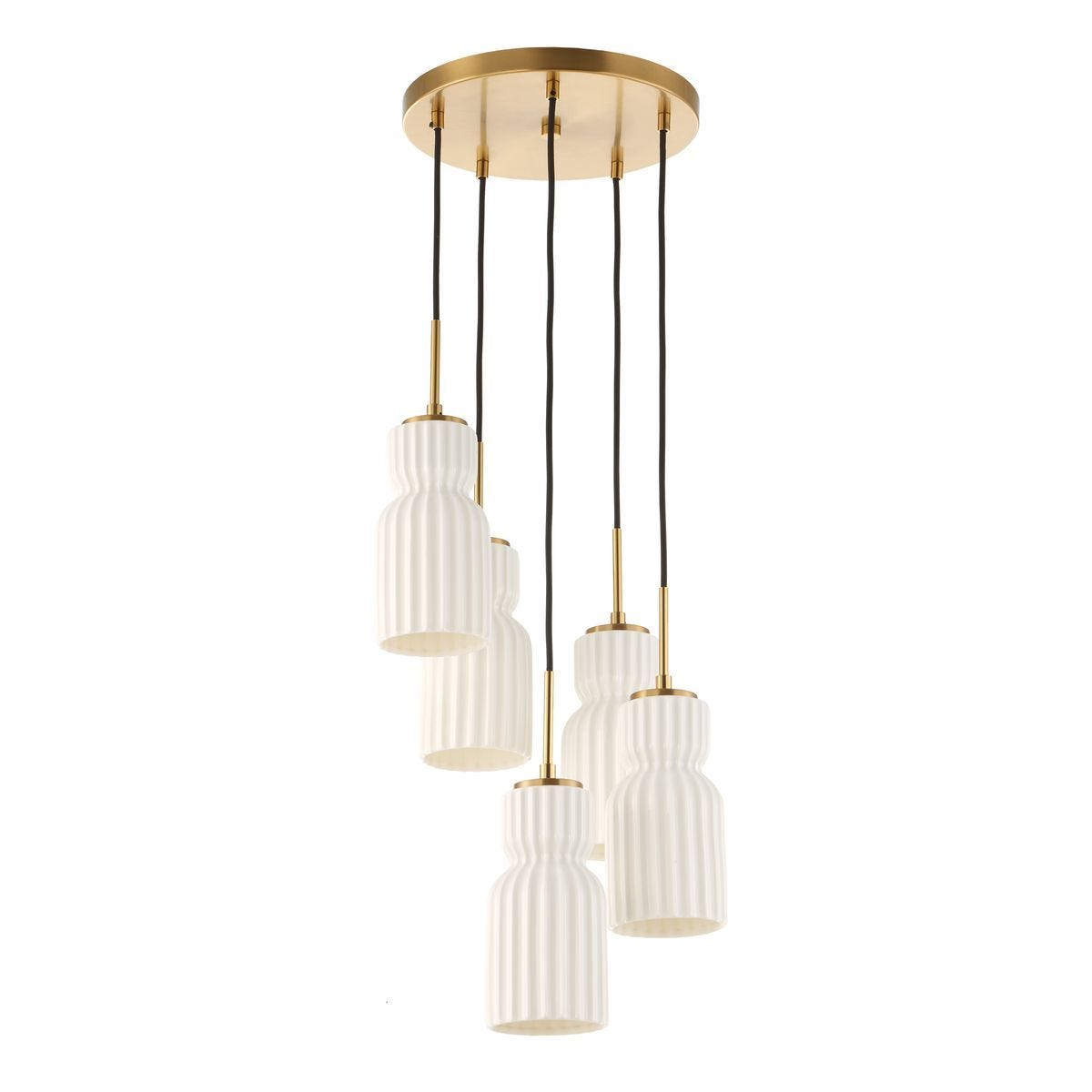 Vanier, 5 Lt Cluster Pendant - stylish pendant lights for interiors | Image 6 | InSTYLE Home & Rugs