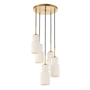 Vanier, 5 Lt Cluster Pendant - stylish pendant lights for interiors | Image 6 | InSTYLE Home & Rugs