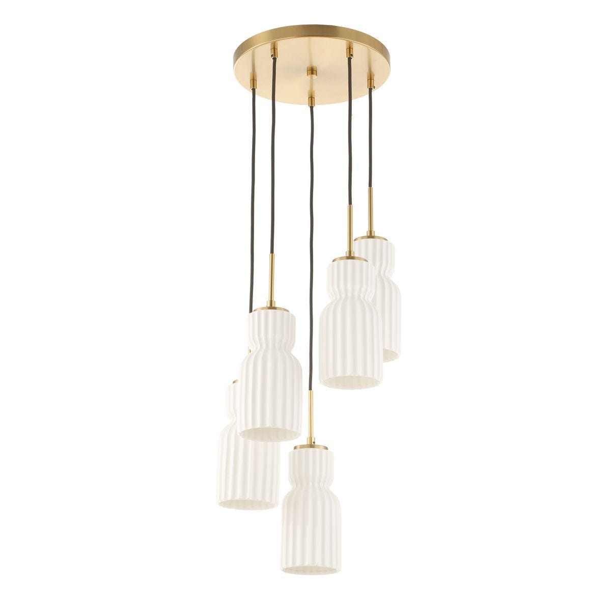 Vanier, 5 Lt Cluster Pendant - stylish pendant lights for interiors | Image 7 | InSTYLE Home & Rugs
